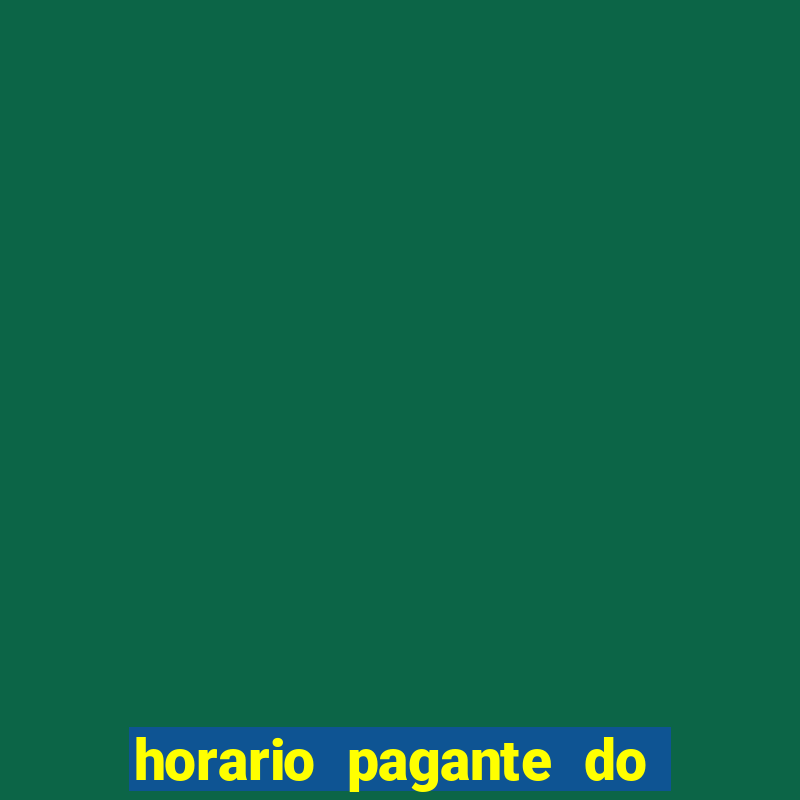 horario pagante do fortune ox